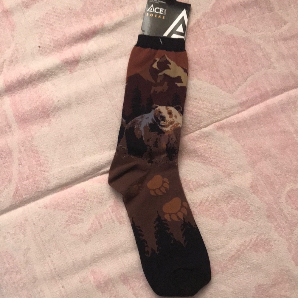 ACE USA socks adult one size fits most